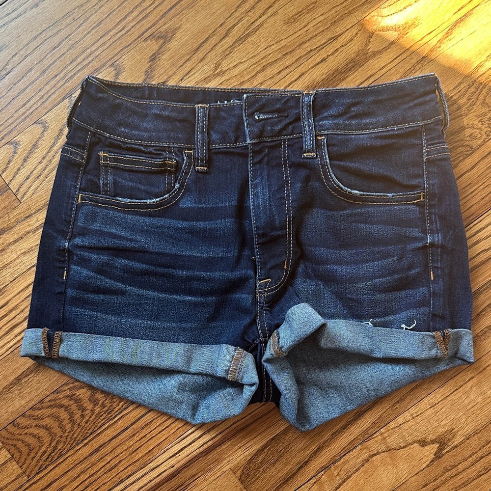 American Eagle Outfitters Dark Blue Jean Shorts